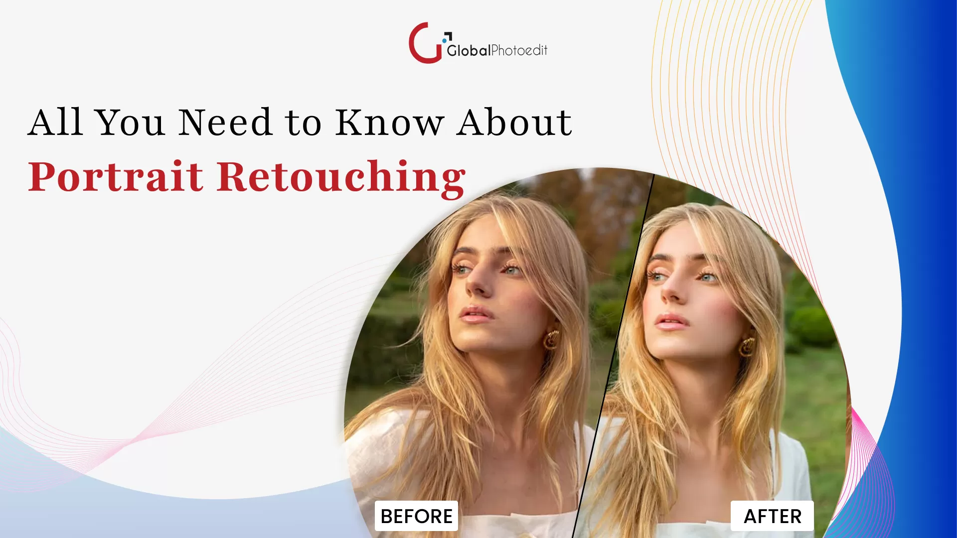 portrait photography setup with lighting