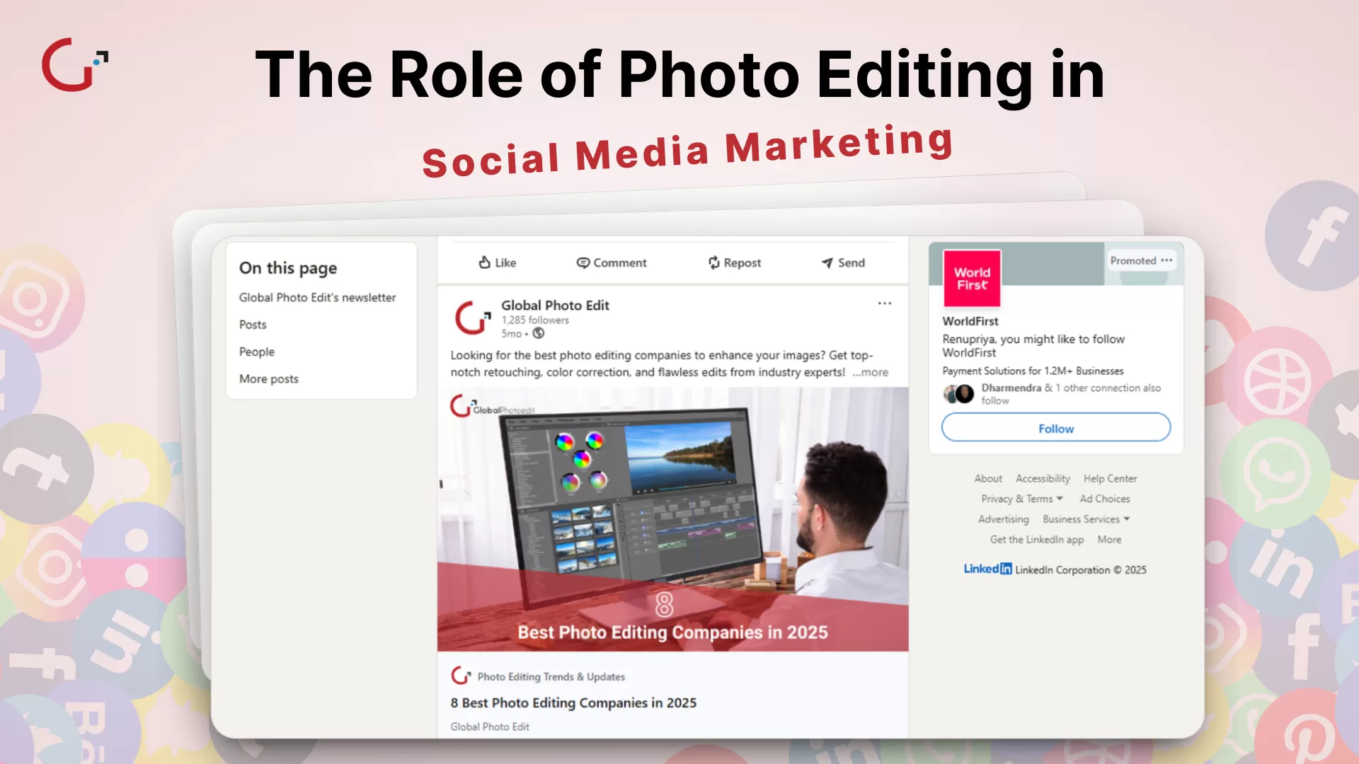 Photo Editing in Social Media Marketing