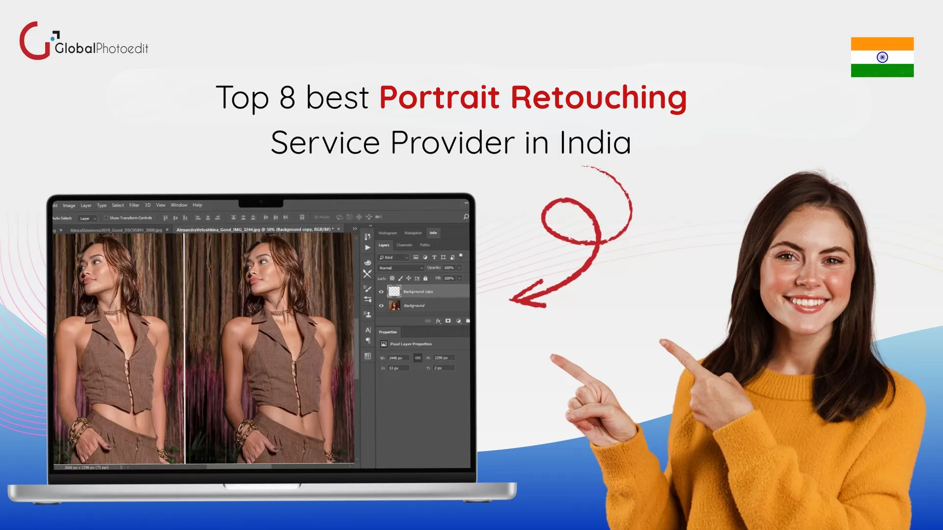 Best Portrait Retouching Service Provider in India