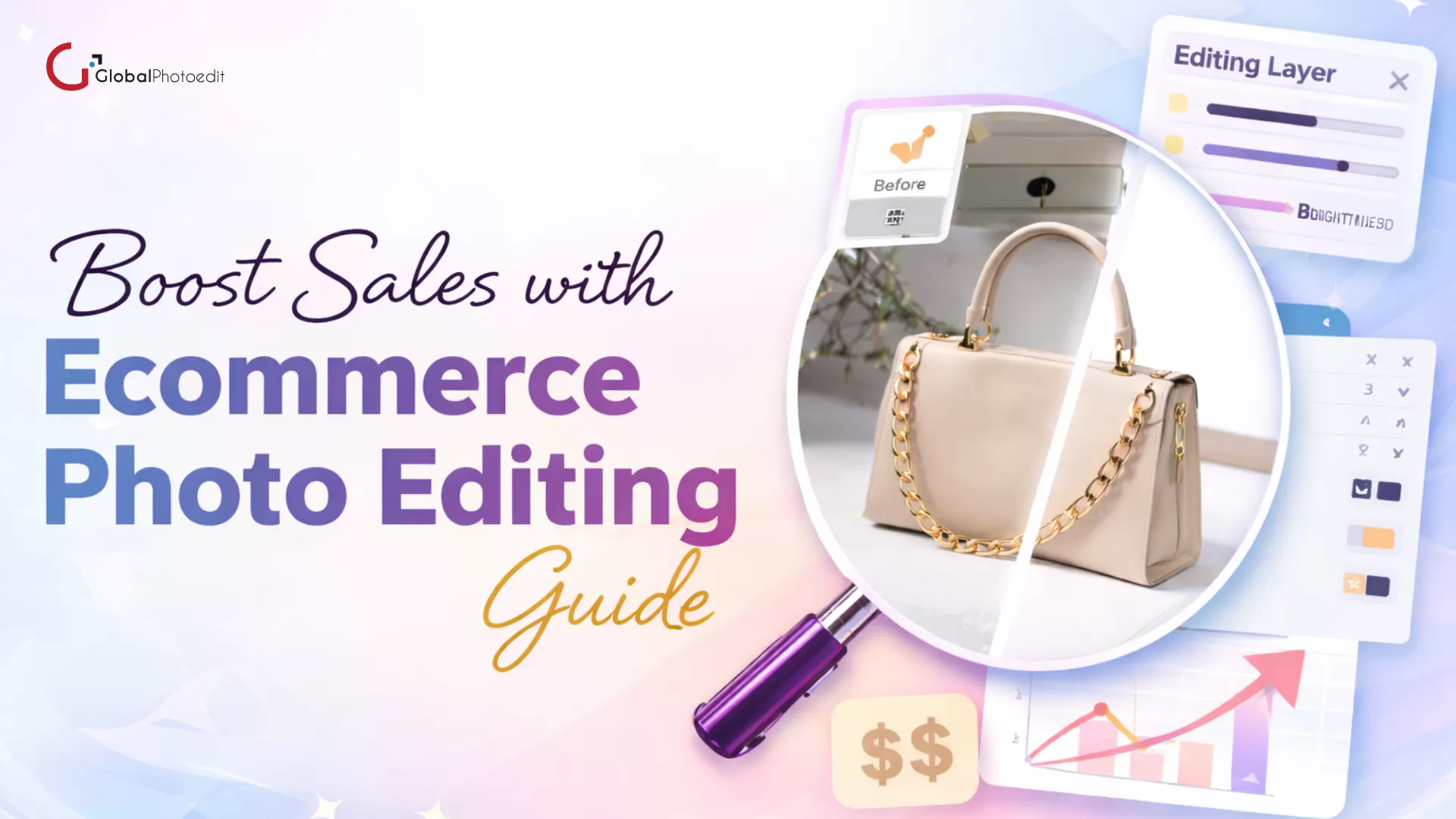Professional ecommerce product photo editing improving image quality and increasing sales