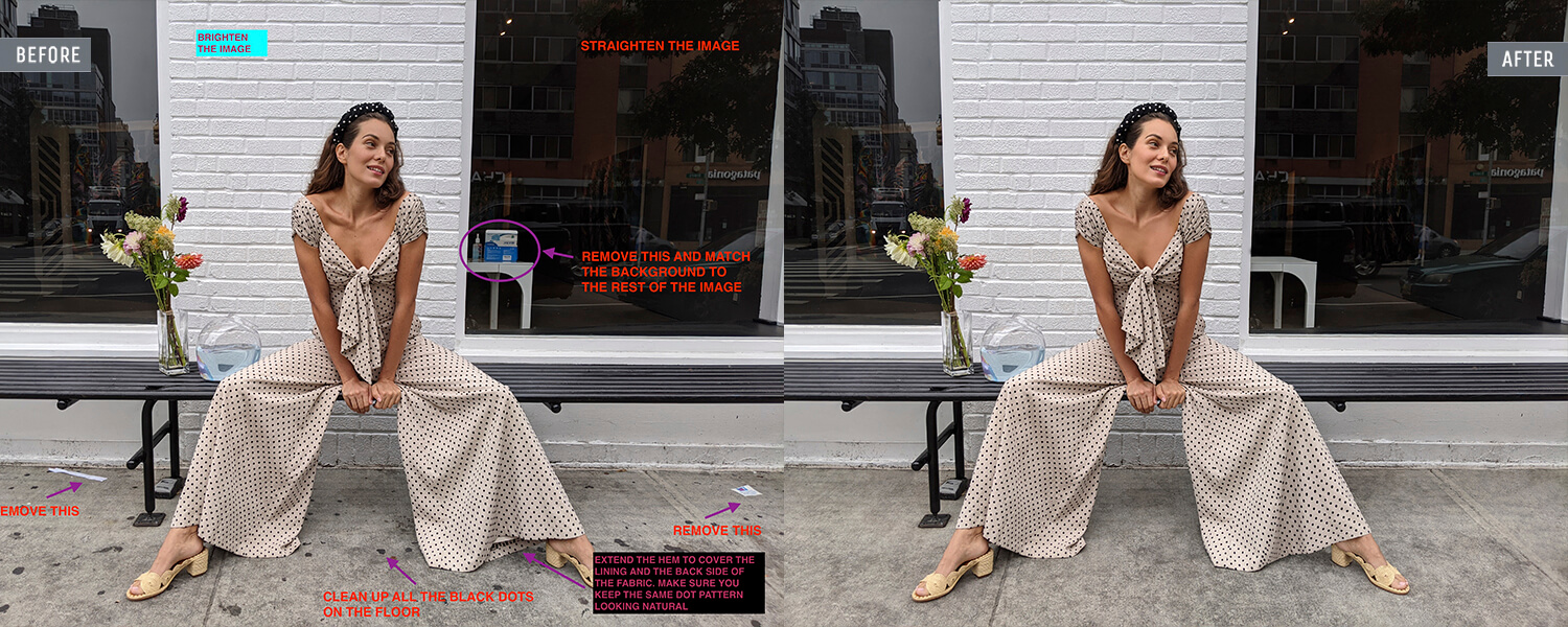 fashion photography retouching