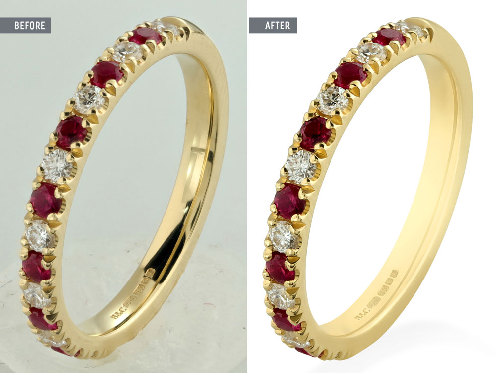 Jewellery Image Editing Services